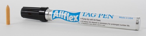 Allflex tag pen black - 2-n-1,